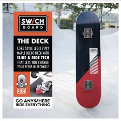 Skate swich Board  - 2 rides