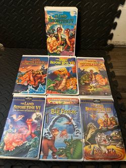 The Land Before Time VHS Collection (7 Tapes)