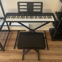 Keyboard, Chair & Stand