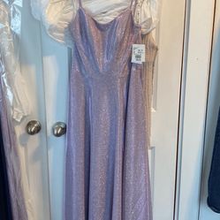 Lavender Maternity Gown Size 8