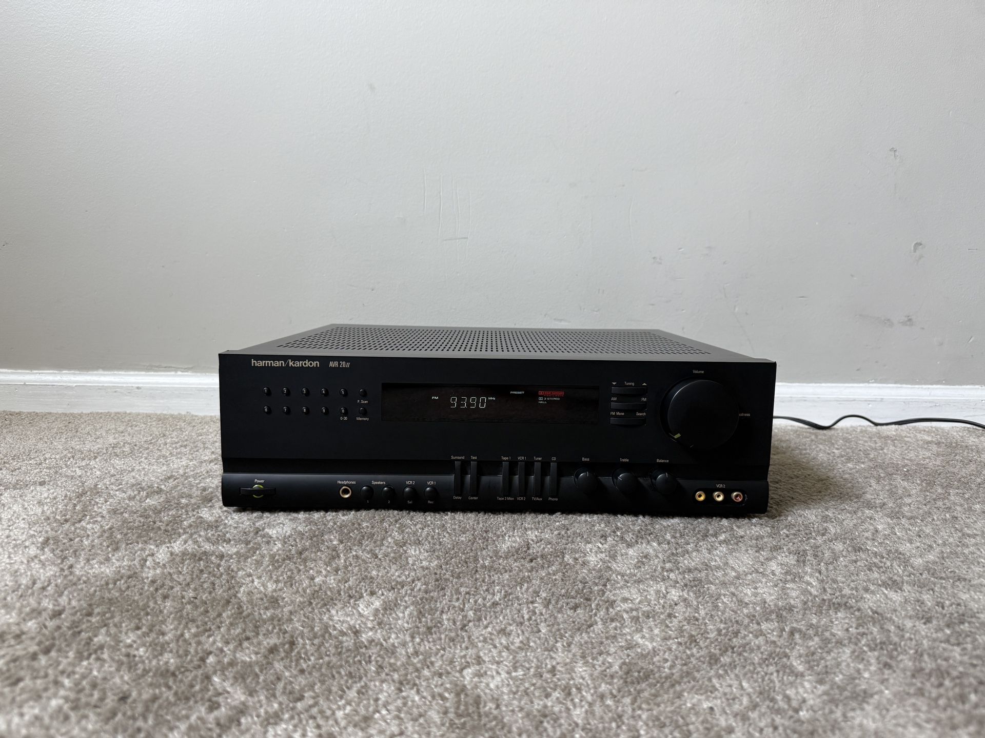 Harman Kardon AVR 20 II Home Stereo Audio Receiver