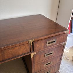 Wood Mid Century Desk