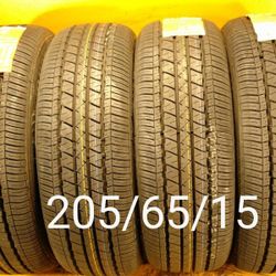 4 New Tires For Sale 205/65/15 We Service Motorcycle Tires