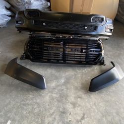 For 2019-2024 Dodge Ram 1500 Complete Front Bumper Kit