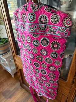 Brand New Vera Bradley quilted travel hanging organizer