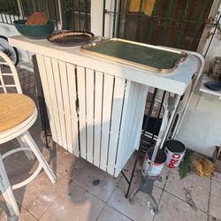 Bar with Rattan chairs