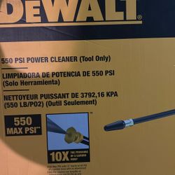 Dewalt 550 Power Cleaner Tool Only 