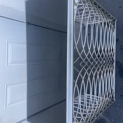 Glass And Stainless Steel Table 