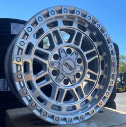 18” DropStars Trail Series Wheels DTS 603 MS Style Perfect for Jeeps and SUVs Machine/Silver Finish New in Box 18x9” Rims Size