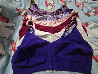 New, Lot of 8 Comfort Choice Easy Enhancer Front Close Bras 52G