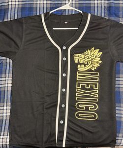 Baseball jersey con logo de mexico