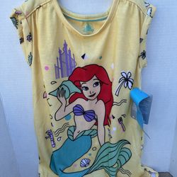 Girls Disney Little Mermaid Ariel Nightgown