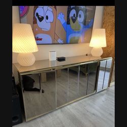 Vintage Mirrored Cabinet 