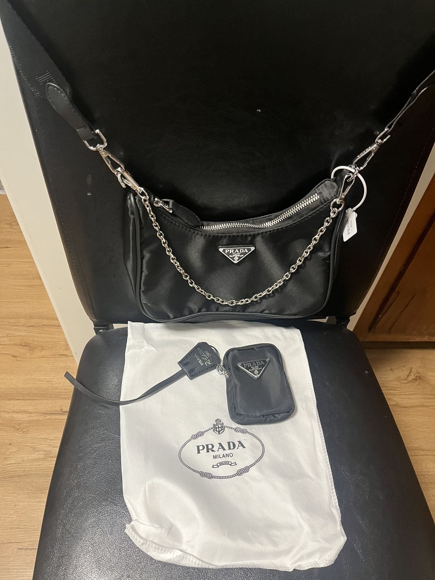 Women’s Black Crossbody 3in1 Designer Bag New
