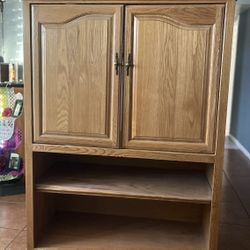 Wood Armoire 