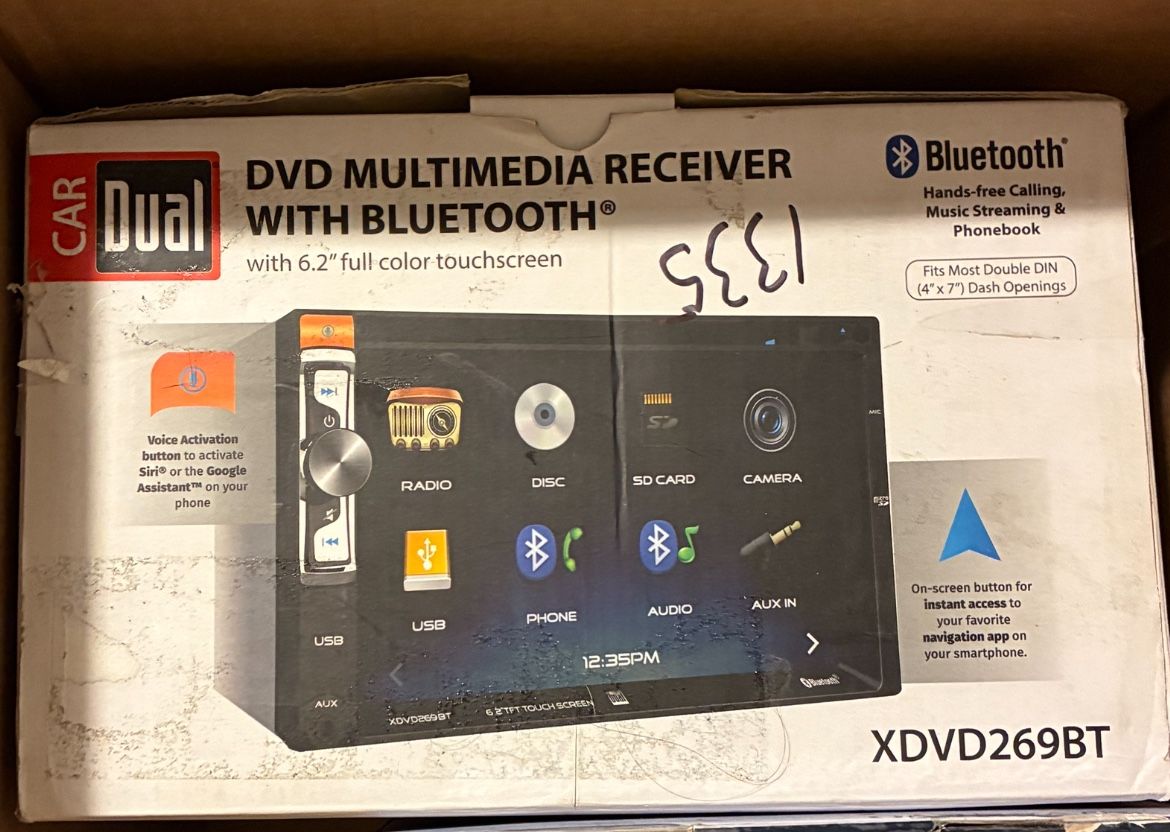 DVD Multimedia Receiver With Bluetooth Touchscreen