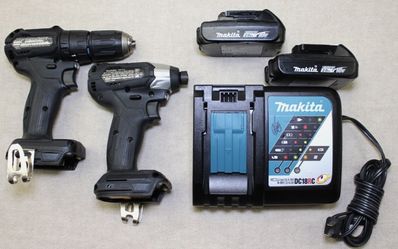 Makita Drill & Impact Driver Set + Batteries and Charger