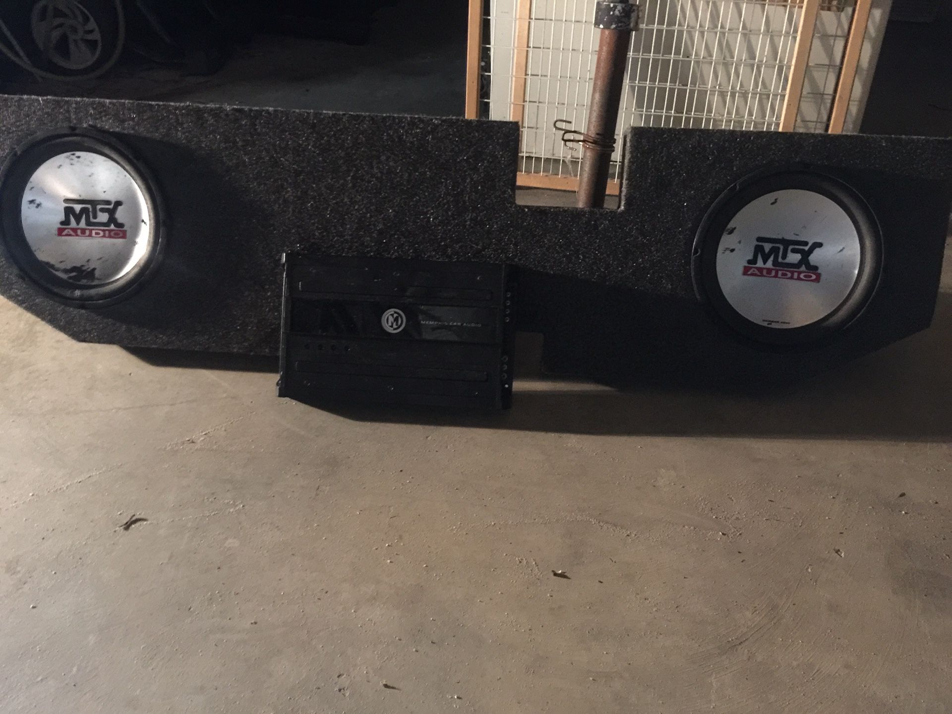MTX Speakers / Box and a Class D’ Memphis Audio