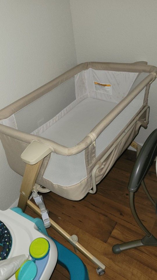 Baby crib and stroller