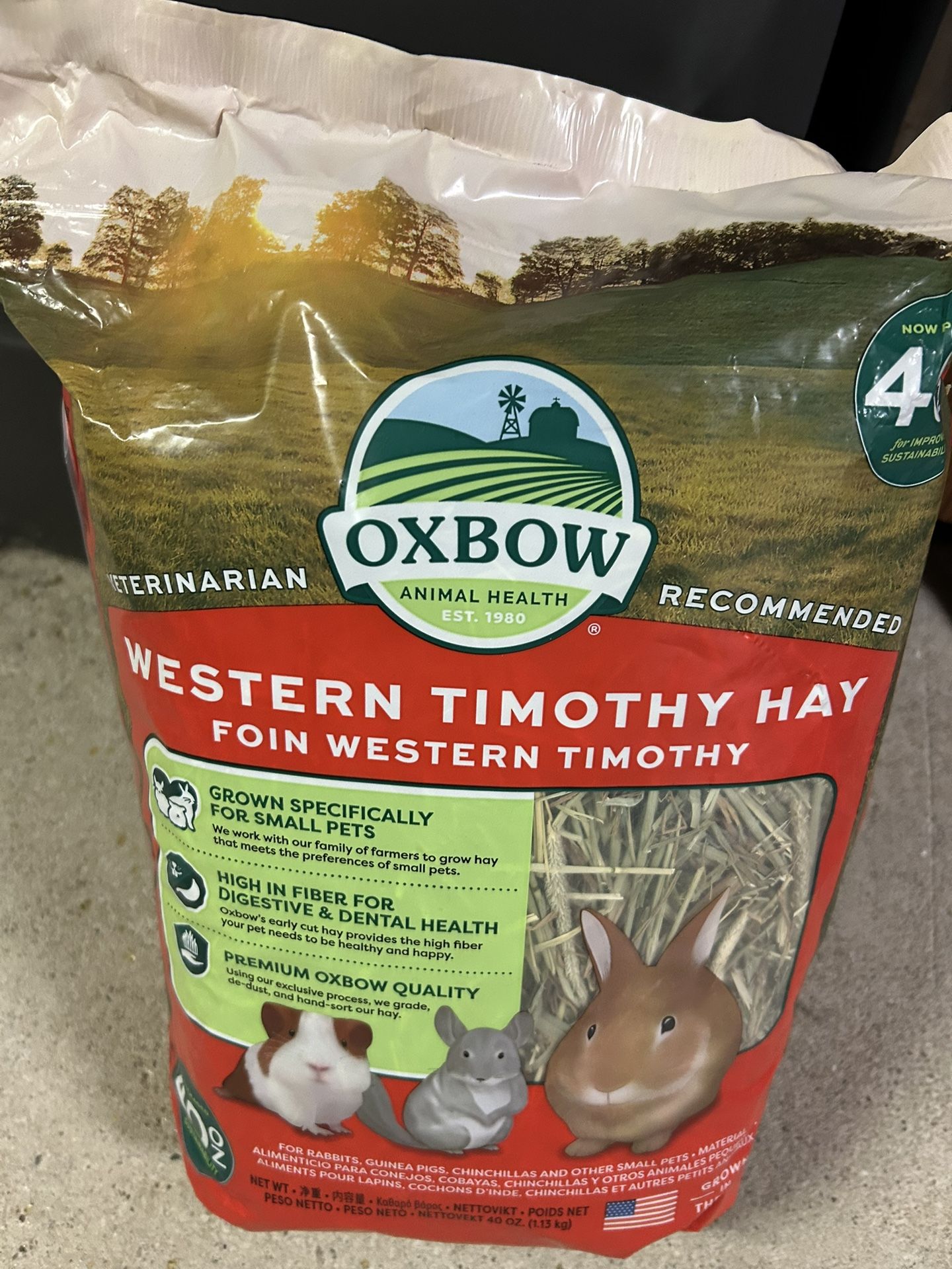 Small Animal Western Timothy Hay New