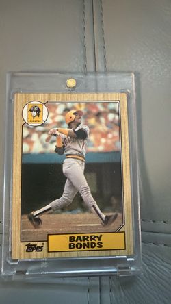 1987 Tops Barry Bonds rookie