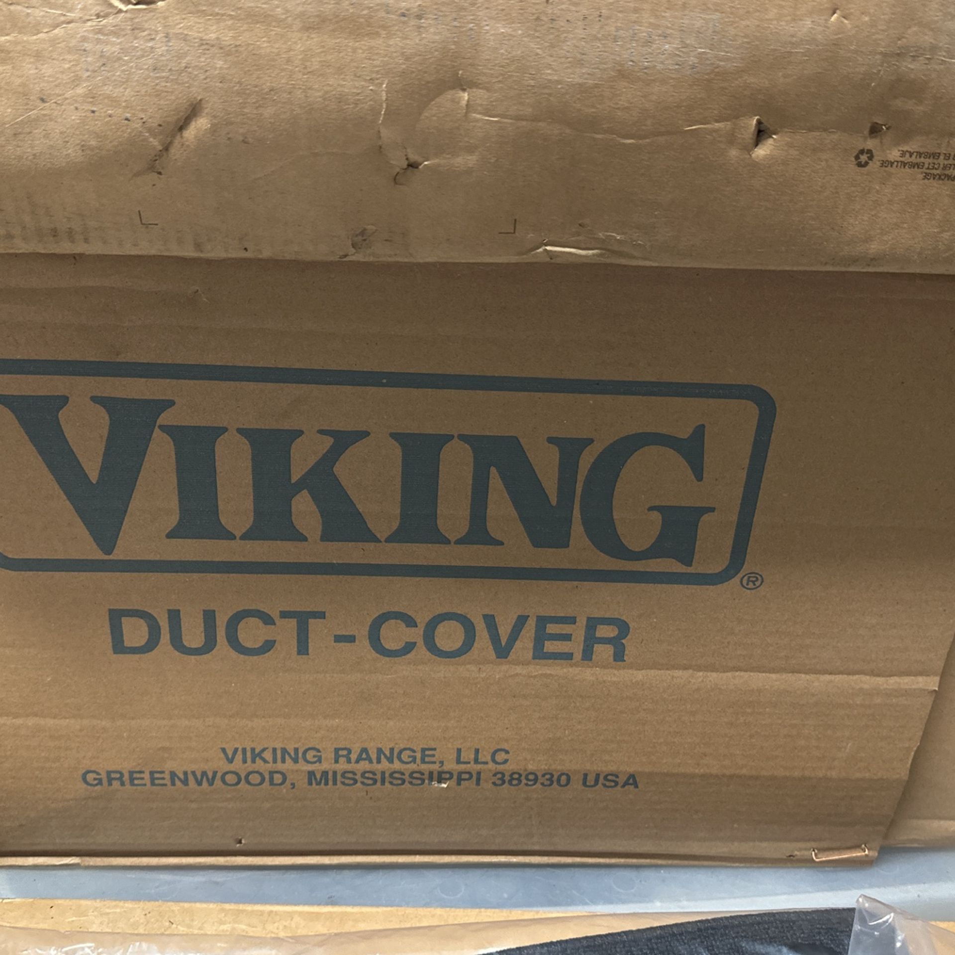 Viking Stainless steel Duct Cover extension