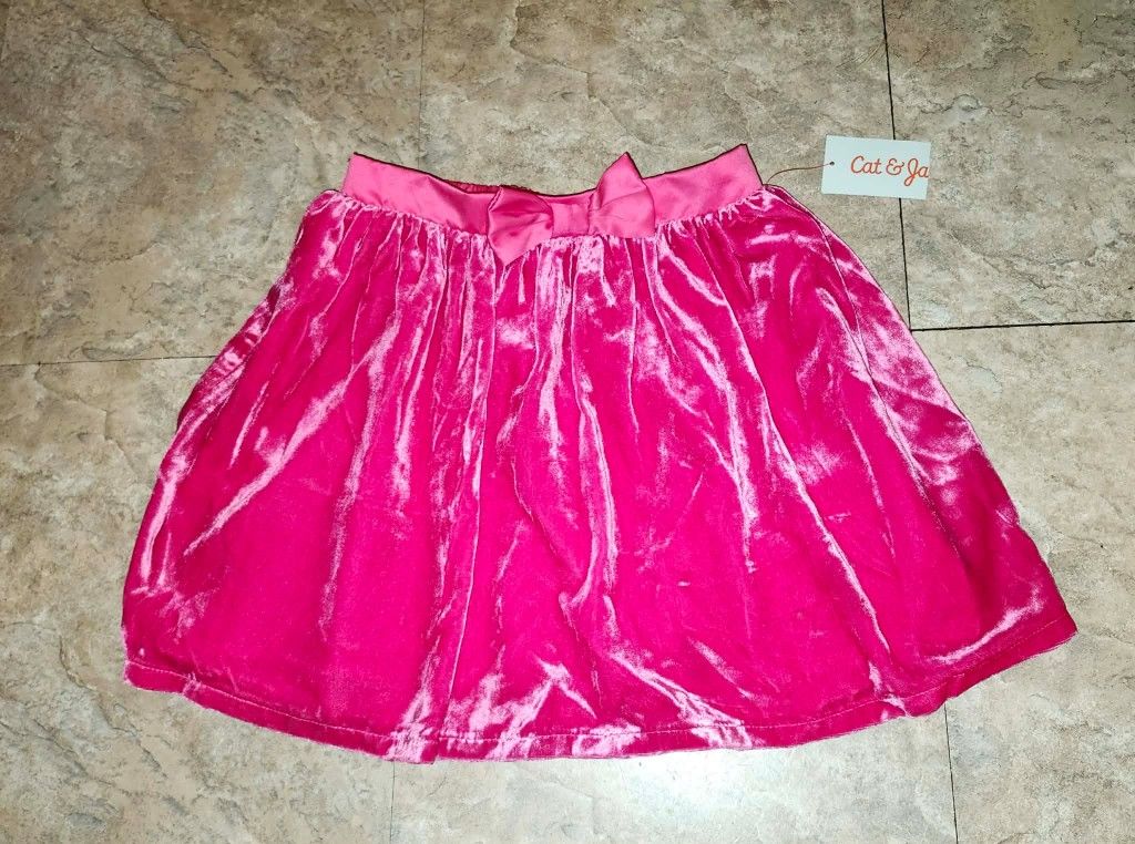 Cat& Jack Girls Youth Suede Skirt New