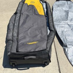 Surf  Windsurfing Padded Board Travel Coffin Bag With Wheels