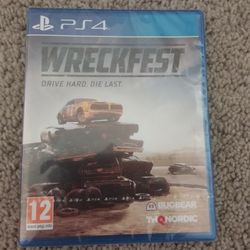 PS4 Wreckfest Game - Brand New Factory-sealed