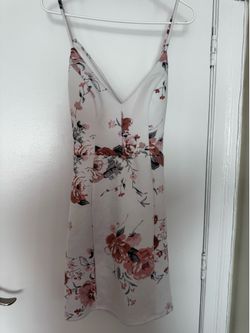 White Floral Dress
