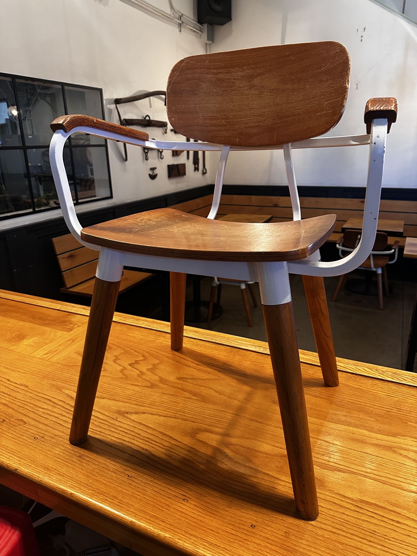 Indoor Wood and metal Chairs (Industry West)