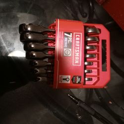 Short N Stubby Craftsman 7 Pc Ratcheting set