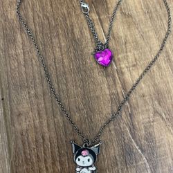 Sanrio Kuromi Alternative Purple Necklace Accessories