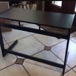 ISide Table Black 36” width 16 1/2 depth & 26” height