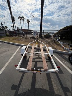 Rusty Old 16’ boat trailer