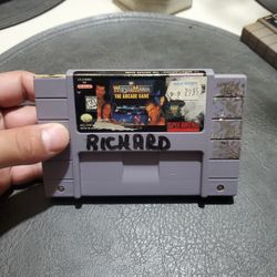 Super Nintendo Wrestle Mania The Arcade Game