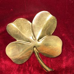 Brass 4 Leaf Clover 