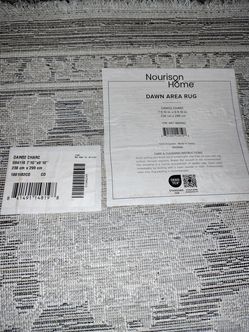 Nourison Home - Dawn Area Rug 8 x 10 Charcoal Nearly New