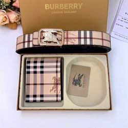 Burberry Belt Wallet Set