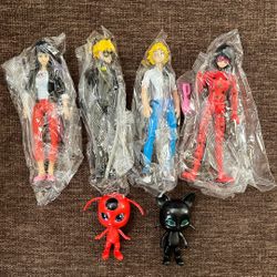 The Miraculous Ladybug And Cat Noir 6 Inch Figures