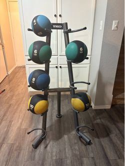 TKO Commercial 10 Med Ball Rack