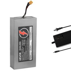 VEVOR 72V 20Ah Lithium-Ion Scooter Battery with Charger