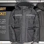 3X - CAT Caterpillar Men’s Big and Tall Heavy Insulated Parka Workwear