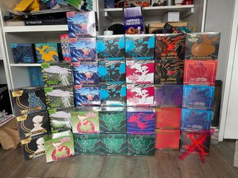 Sealed Pokemon ETBs / UPCs / tins / bundles