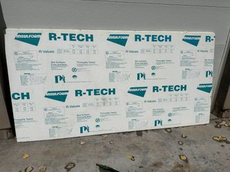 Insulating Sheathing or InsulFoam - R-Tech - 4'x8'x1"