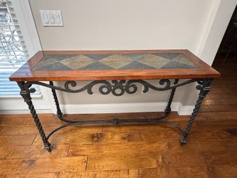 51” long 18” deep 32” tall table