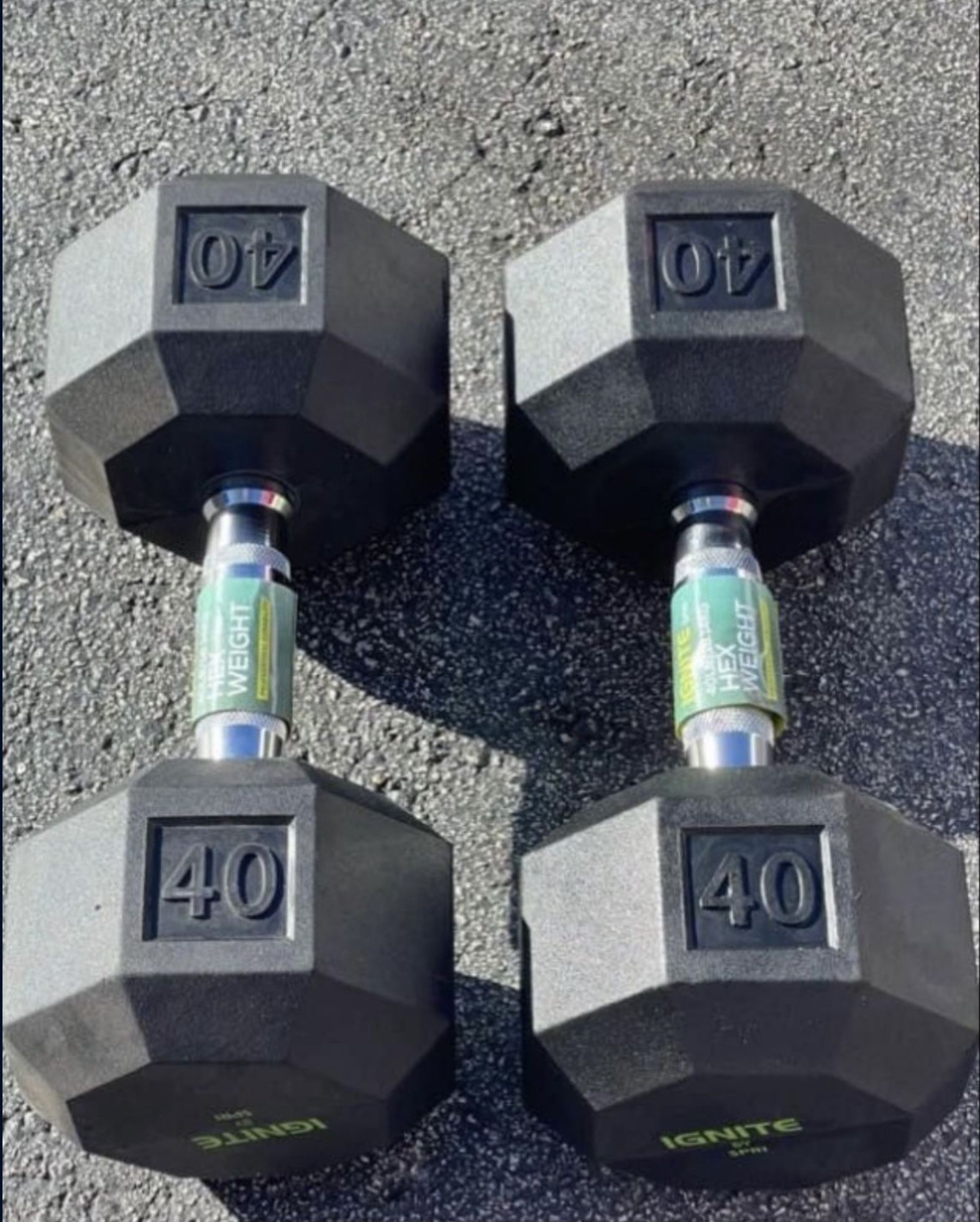 40.lbs X 2 Dumbbell Set