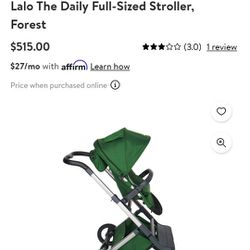 Crazy Deal Brand New Lalo STROLLER/ BASSINET.  RETAIL 750.00