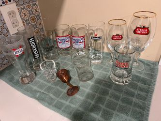 Beer Glasses from around Europe and USA