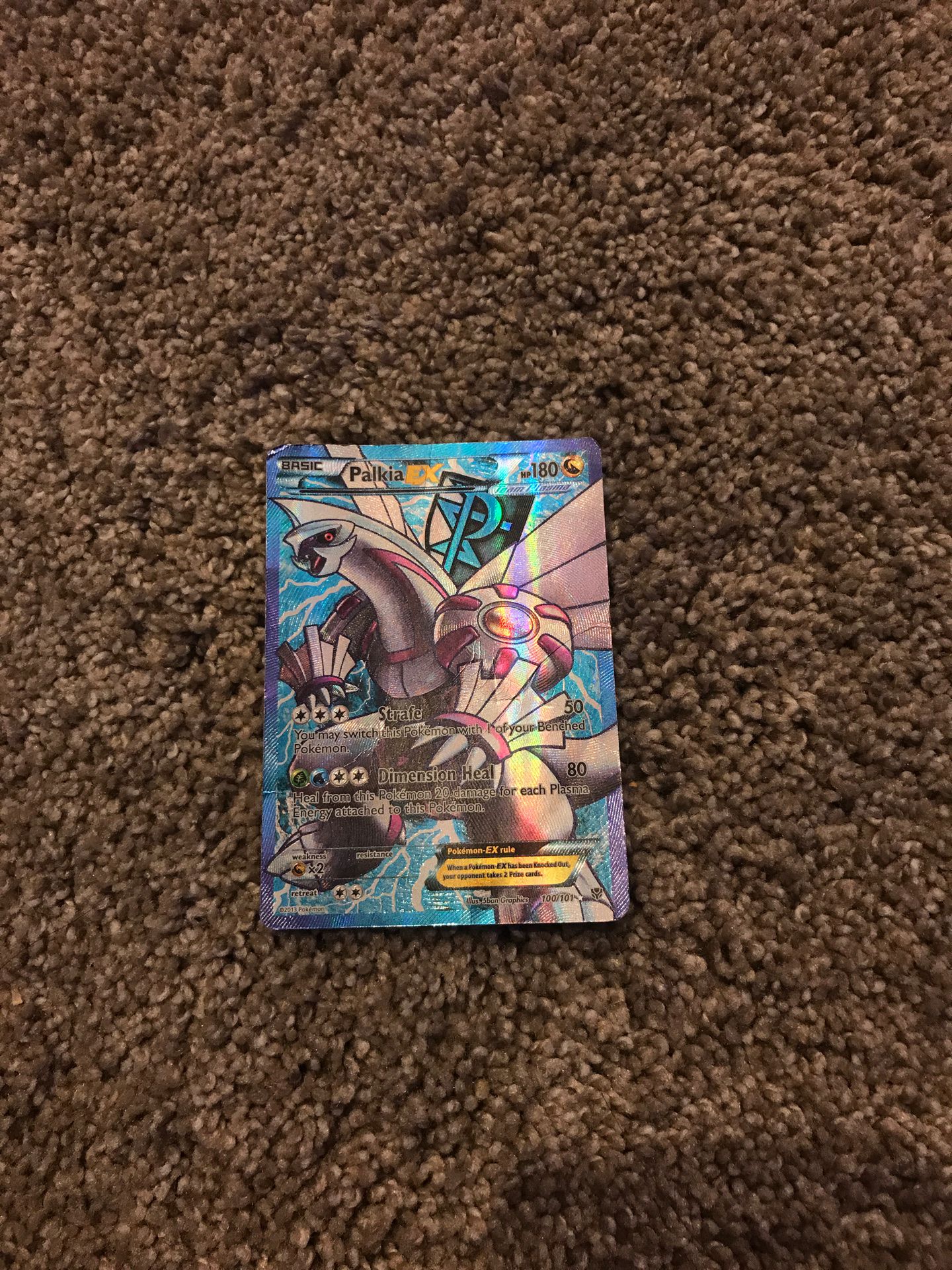 Palkia EX Ultra Rare Pokémon Card